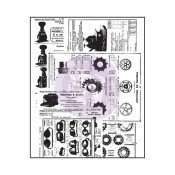 (Pre-Order) The Archivist Clear Stamps 2.5"X3" - Newsprint